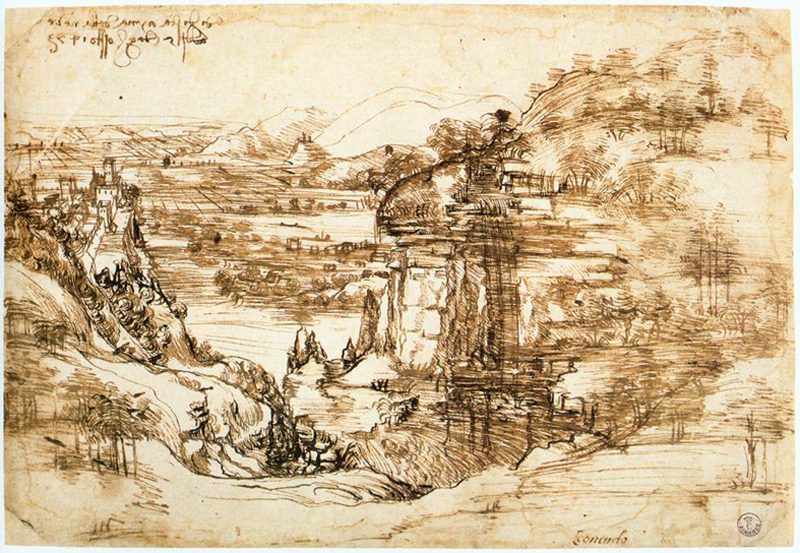 Landscape of the Arno valley